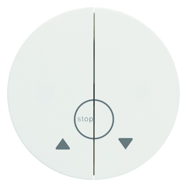 ateha Poussoir volet-roulant associable - HAGER WJA301B 