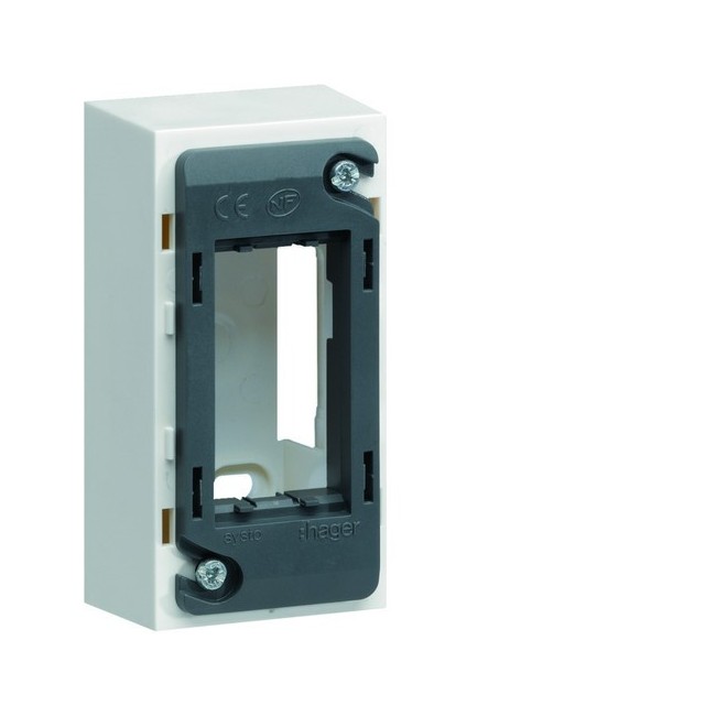 ateha Boîte étroite vide associable - HAGER WJA680B 