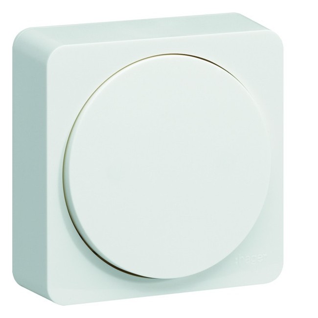 ateha Interrupteur va-et-vient ou poussoir avec neutre complet - HAGER WJC003B 