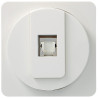 ateha prise RJ45 catégorie 6 STP pour Grade 3 complet - HAGER WJC226B