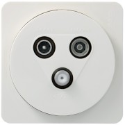 ateha prise TV FM SAT  2 câble complet - HAGER WJC257B 