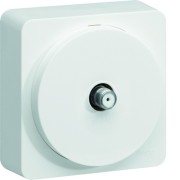 ateha Prise TV type F  complet - HAGER WJC259B 