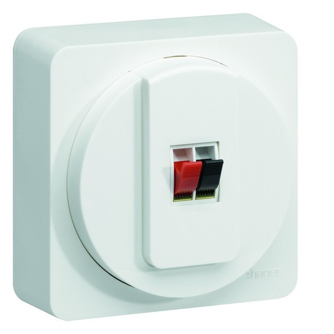 ateha Prise HP simple complet - HAGER WJC291B 