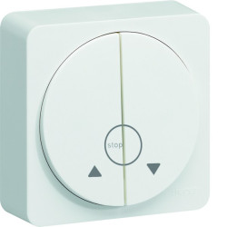 ateha bouton poussoir volet-roulant complet - HAGER WJC301B 