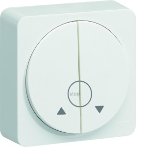 ateha bouton poussoir  volet-roulant complet - HAGER WJC301B 