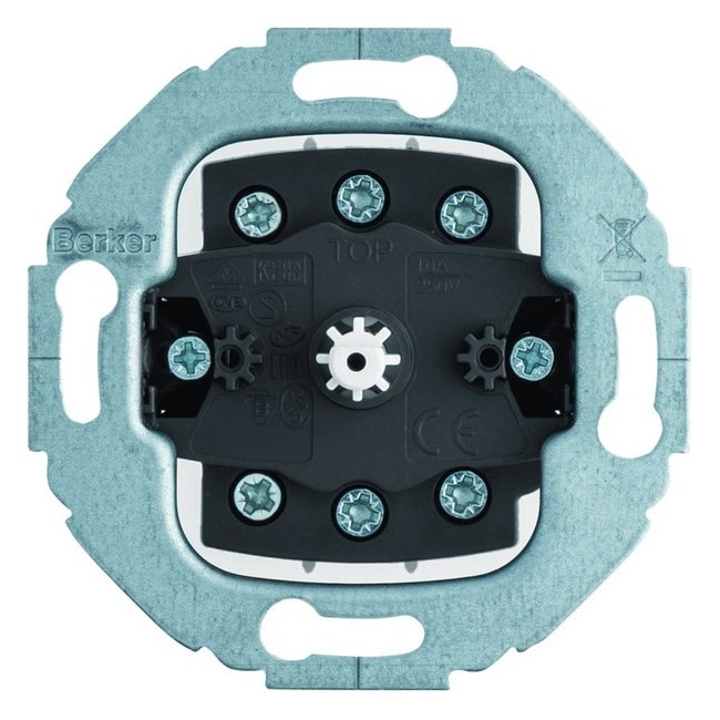 Poussoir 3 positions avec arrêt 1930 blanc - HAGER WMV025 