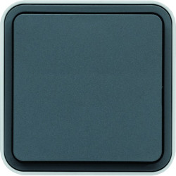 cubyko leaf BP à fermeture 1F saillie gris IP55 - HAGER WNC020EC 