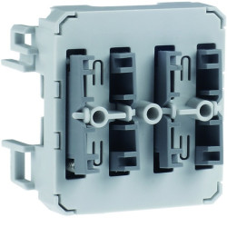 Cubyko double pouss pour TRM - APPAREILLAGE MURAL HAGER WNT352 