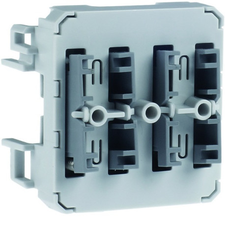 Cubyko double pouss pour TRM - APPAREILLAGE MURAL HAGER WNT352 