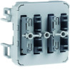 Cubyko double pouss pour TRM - APPAREILLAGE MURAL HAGER WNT352 