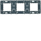 Support gallery triple horizontal et vertical entraxe 71 - HAGER WXA465