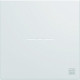 Enjoliveur inter ou BP voyant 2M gallery antibacterien - HAGER WXD001H
