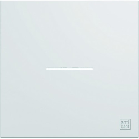 Enjoliveur inter ou BP voyant 2M gallery antibacterien - HAGER WXD001H 