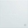 Enjoliveur inter ou BP voyant 2M gallery antibacterien - HAGER WXD001H