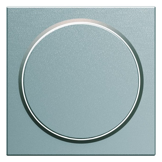 Enjoliveur variateur rotatif gallery titane - HAGER WXD062T 