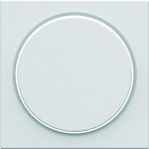 Enjoliveur variateur poussoir gallery pure - HAGER WXD063B 