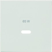 Enjoliveur pour chargeur USB-C pure - HAGER WXD115B 