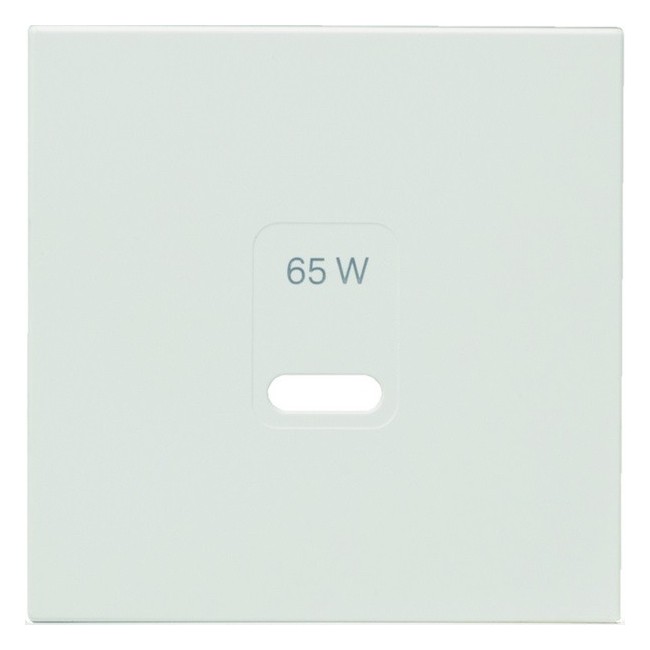 Enjoliveur pour chargeur USB-C pure - HAGER WXD115B 