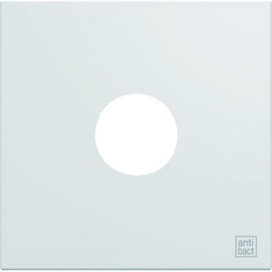 Enjoliveur prise TV 2M gallery antibacterien - HAGER WXD251H 