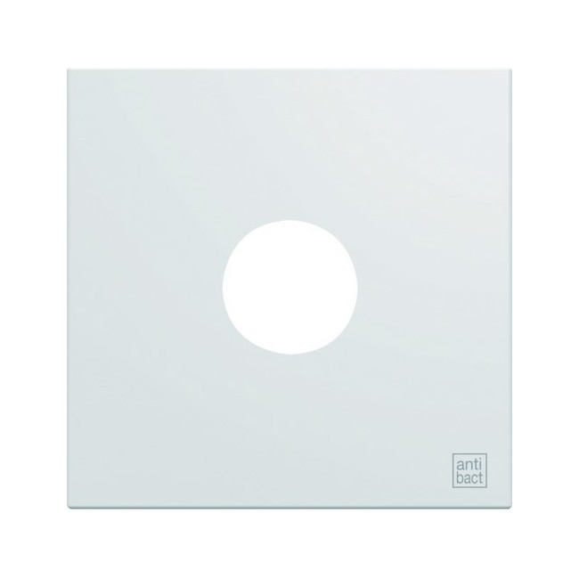 Enjoliveur prise TV 2M gallery antibacterien - HAGER WXD251H 