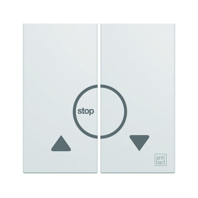 Enjoliveur BP volet roulant gallery antibacterien - HAGER WXD301H 