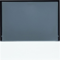 Enjoliveur thermostat KNX WKT510 et WKT511 gallery pure - HAGER WXD510B 