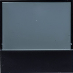 Enjoliveur thermostat KNX WKT510 et WKT511 gallery noir - HAGER WXD510N 