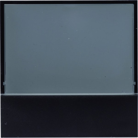 Enjoliveur thermostat KNX WKT510 et WKT511 gallery noir - HAGER WXD510N 