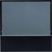 Enjoliveur thermostat KNX WKT510 et WKT511 gallery  noir - HAGER WXD510N 