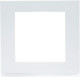 Plaque gallery plastique pour thermostat KNX WKT510 et WKT511 gallery pure - HAGER WXP0009