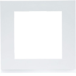 Plaque gallery plastique pour thermostat KNX WKT510 et WKT511 gallery pure - HAGER WXP0009 