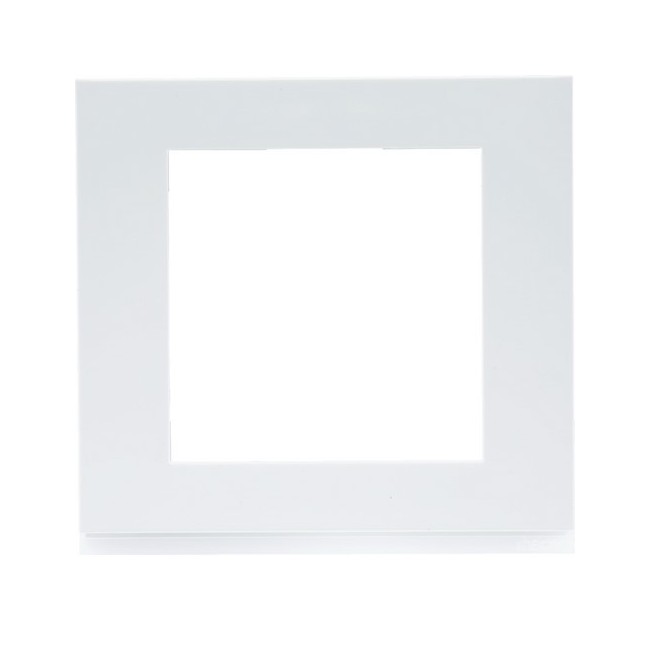 Plaque gallery plastique pour thermostat KNX WKT510 et WKT511 gallery  pure - HAGER WXP0009 