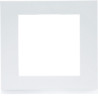 Plaque gallery plastique pour thermostat KNX WKT510 et WKT511 gallery pure - HAGER WXP0009 