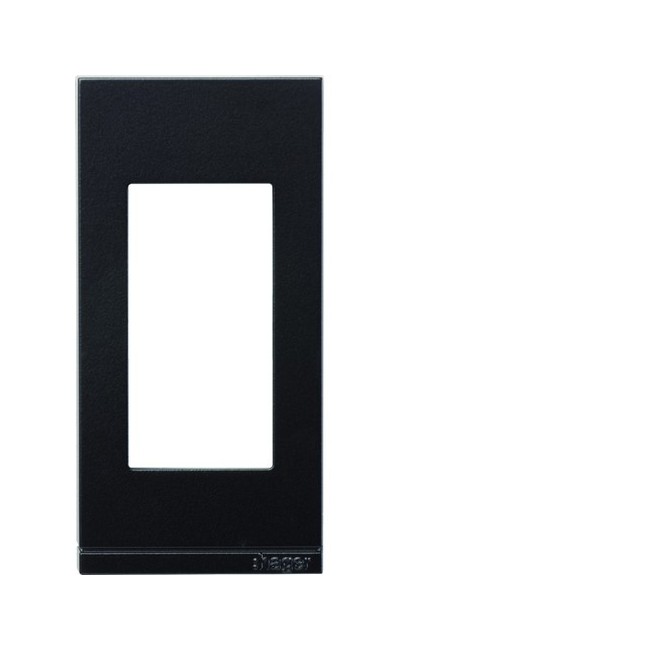 Plaque gallery plastique peint 1 module night - HAGER WXP0201 