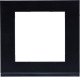 Plaque gallery plastique pour thermostat KNX WKT510 et WKT511 gallery noir - HAGER WXP0209