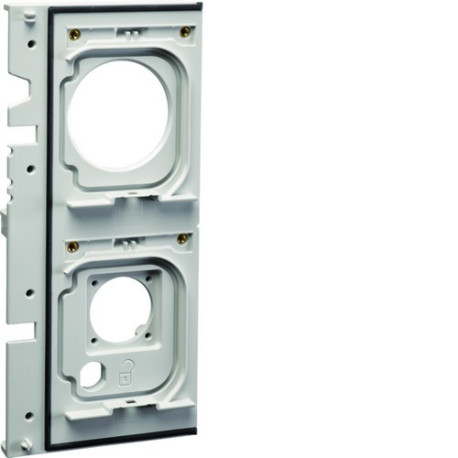 Witty pièce détachée -  support de prise M3M2 gris pour borne witty XEV1Kxx - HAGER XEVS111 