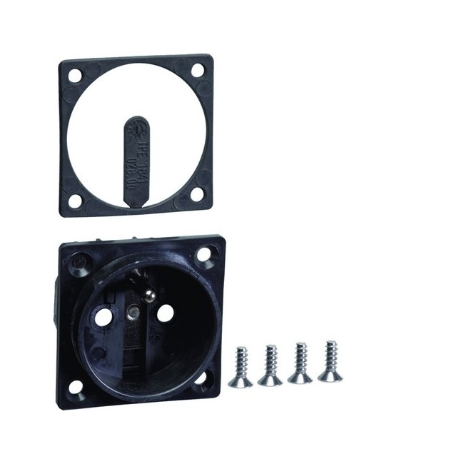 Witty pièce détachée -  prise M2TE  pour borne witty XEV1K ou XEV1R - HAGER XEVS210 