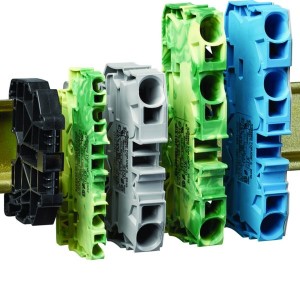 Witty pièce détachée -  bornier alimentation 1P+N+PE pour borne witty XEV1Kxx - HAGER XEVS400 