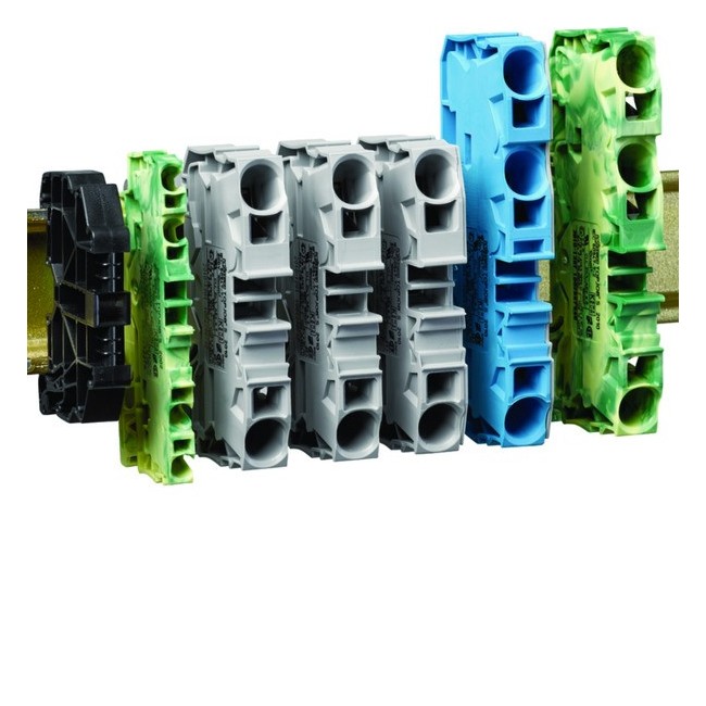 Witty pièce détachée -  bornier alimentation 3P+N+PE pour borne witty XEV1Kxx - HAGER XEVS410 