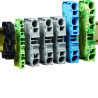 Witty pièce détachée - bornier alimentation 3P+N+PE pour borne witty XEV1Kxx - HAGER XEVS410 