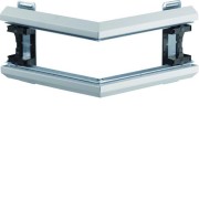 Angle extérieur pour BKIS épais 12,5mm simple hauteur acier RAL9016 Pure - HAGER BKIS121303E9016 