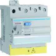 Interrupteur différentiel 3P+N 63A 300mA type AC à bornes décalées  50/60HZ - HAGER CFC864F 