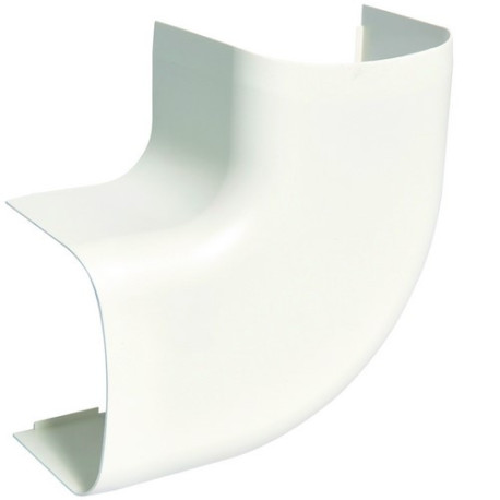 Angle plat CLM65090 Blanc P - GOULOTTE DISTRIBUTIO  HAGER CLM650905 