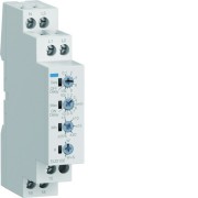 Relais de contrôle temporisé tension et phase 1P+N/3P(N) 1 contact inverseur - HAGER EUD100 