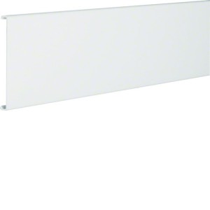 Plaque arrière pr goulotte lifea p 60mm h 110mm PVC rigide RAL 9016 Pure - HAGER FB11029016 