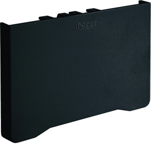 Embout queraz enclipsage direct pour GBD(A)50085 RAL 9011 noir - HAGER GBD5008569011 