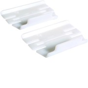 Jeu d'éclisses queraz pour GBD50085 RAL 9016 Pure - HAGER GBD500859 