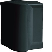 Angle extérieur queraz enclipsage direct pour GBD50131 RAL 9011 noir - HAGER GBD5013139011 