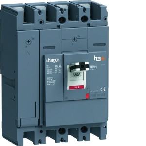 Interrupteur h3+ P630 4x630A - HAGER HCW631AR 
