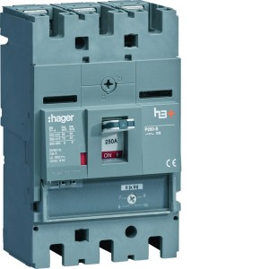 Disjoncteur h3+ P250 MAG 3x250A 70kA - HAGER HET250BR 